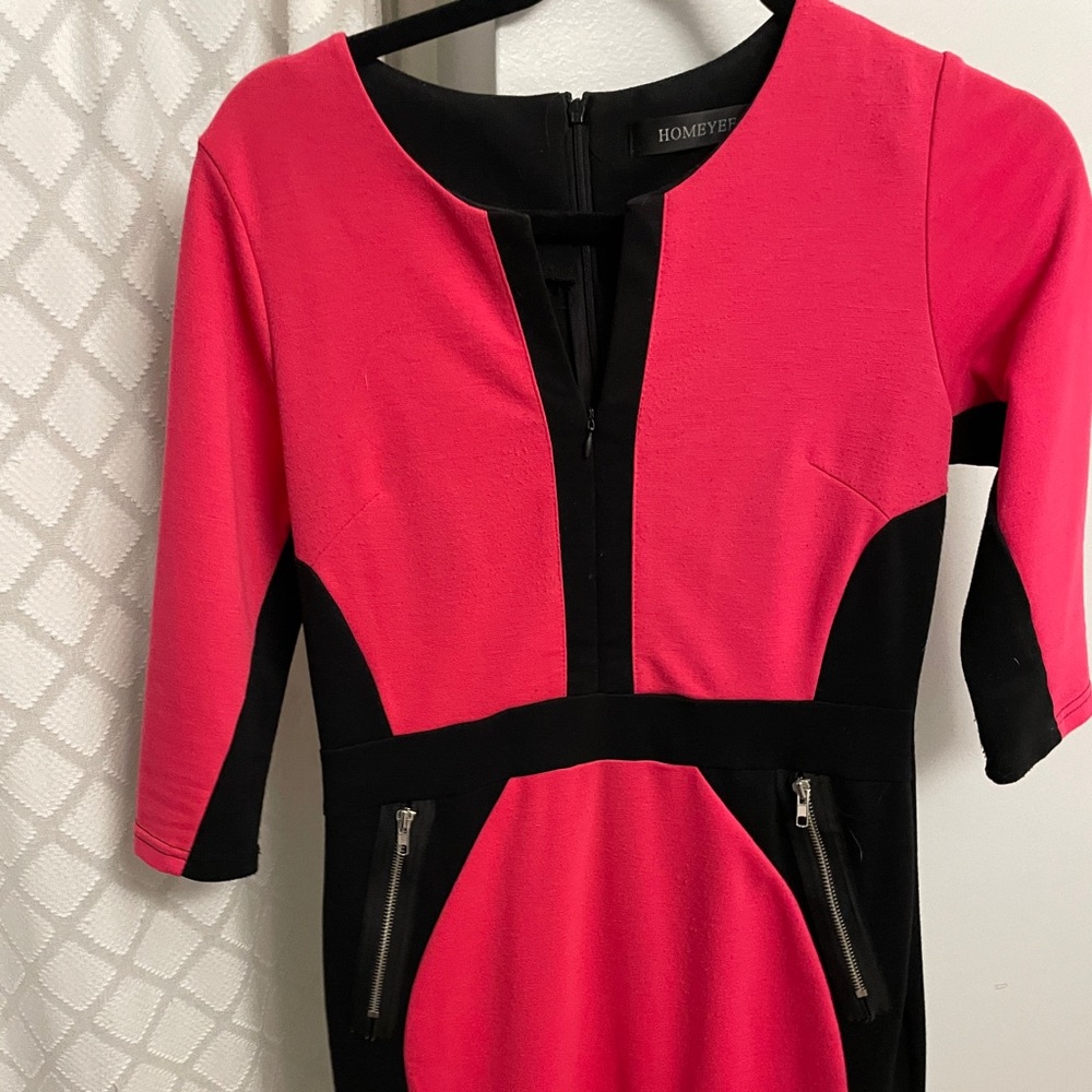 Hot Pink Work Dress